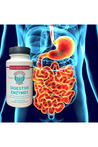 Enzimas digestivas: 60 cápsulas