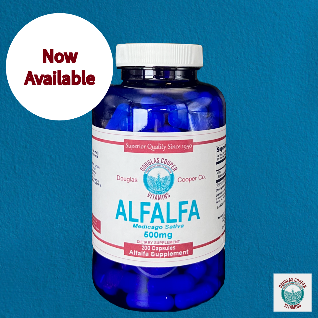 Alfalfa: 500mg, 200 Caps