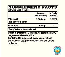 Vitamin C 1000mg #100 count bottle