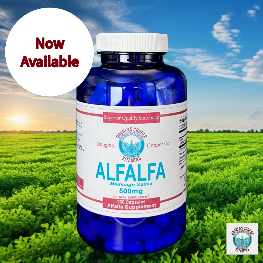 Alfalfa: 500mg, 200 Caps