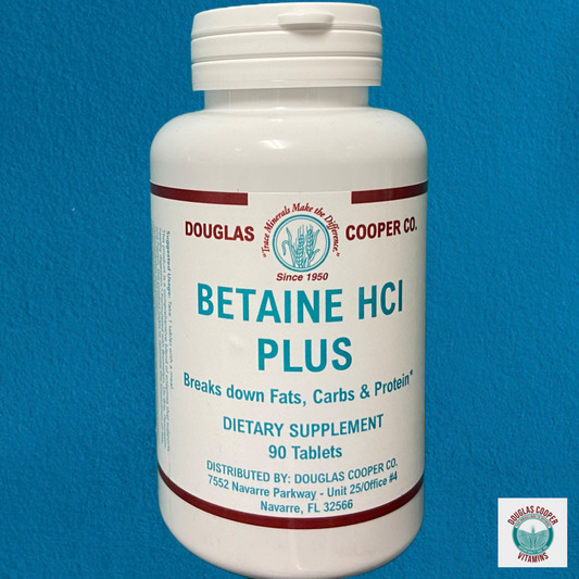 Betaine: HCI Plus, 90 Tabs