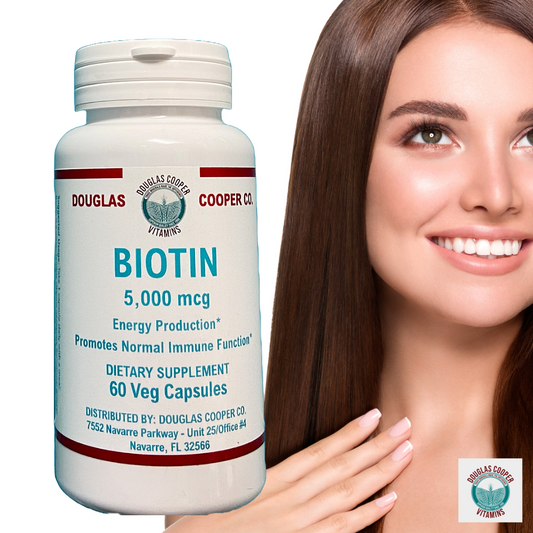 Biotin: 5,000mcg, 60 Veg caps