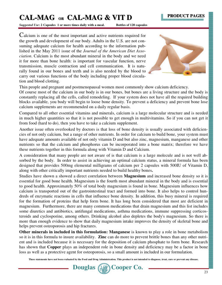 Calcium Mag & Vitamin D with Zinc