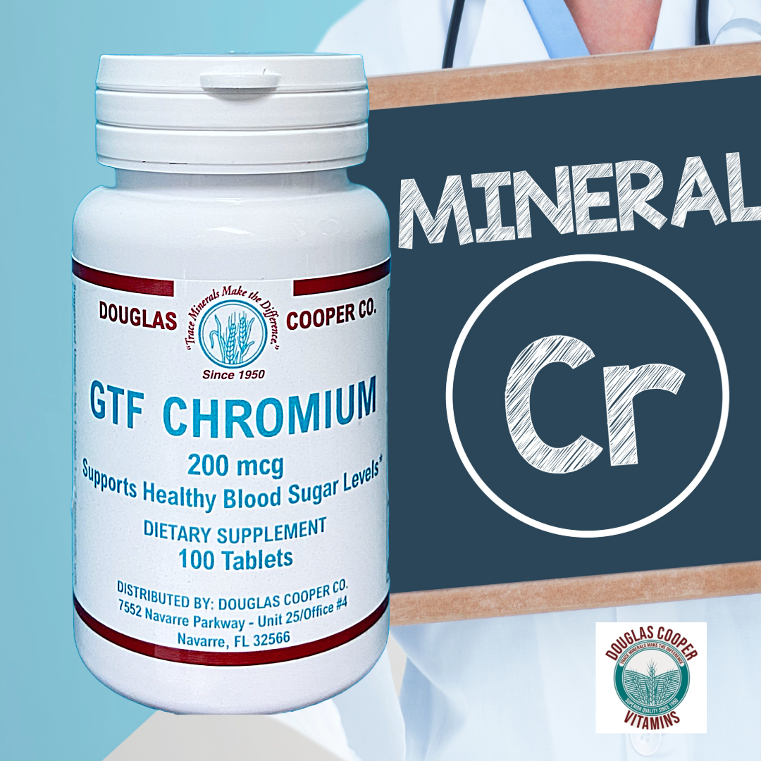 Chromium GTF: 200mcg, 100 Tabs