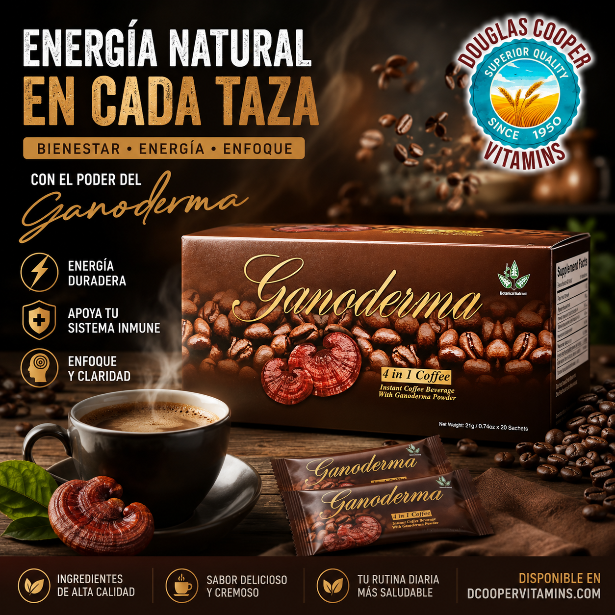 Coffee Box: Ganoderma 20 Pckts