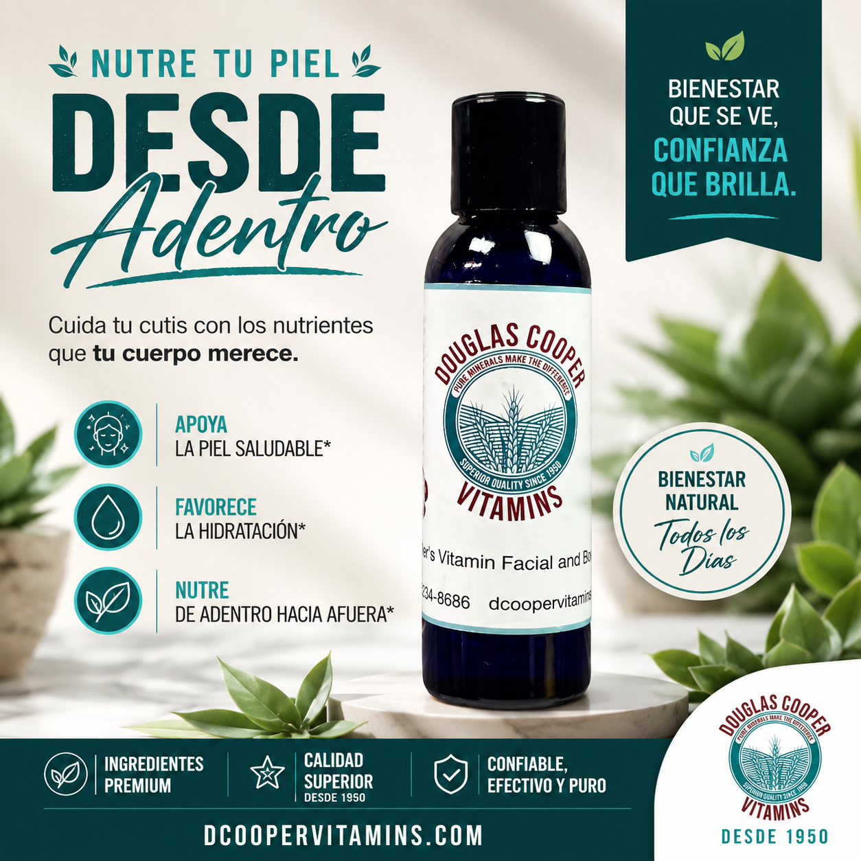 Body Oil: 4oz. Apricot, Vitamin E, Rose Geranium, Organic Safflower, Rose hips
