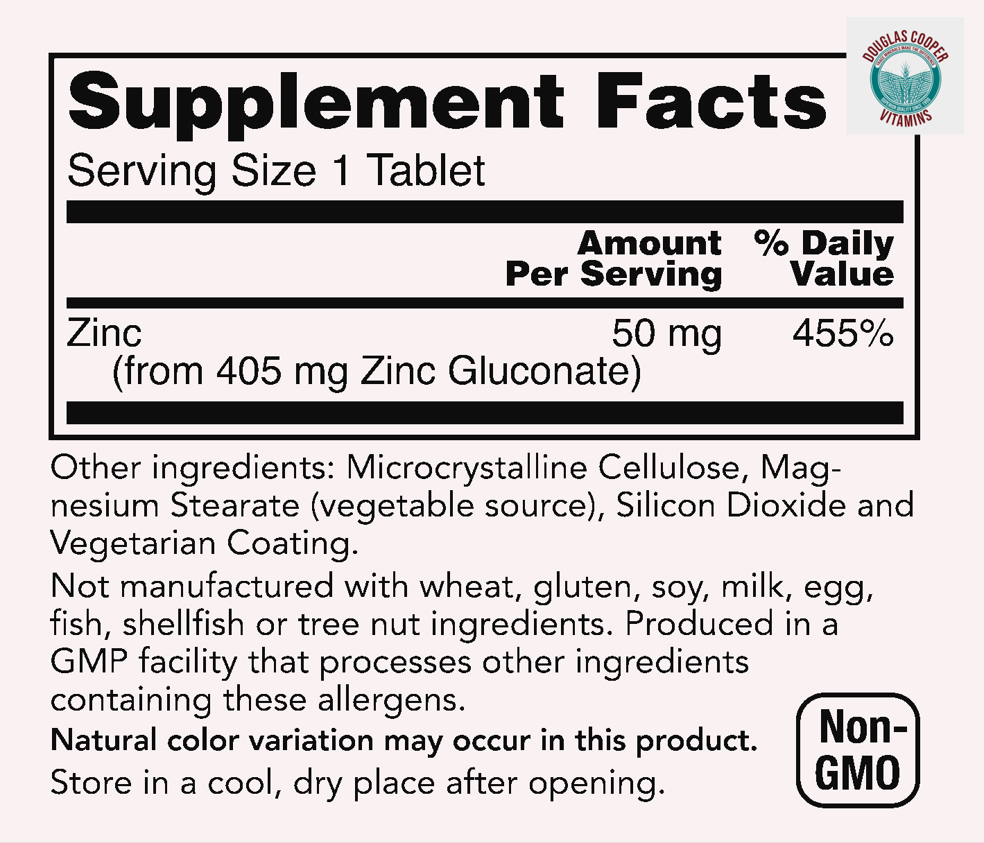 Zinc: Gluconate 100 Tabs