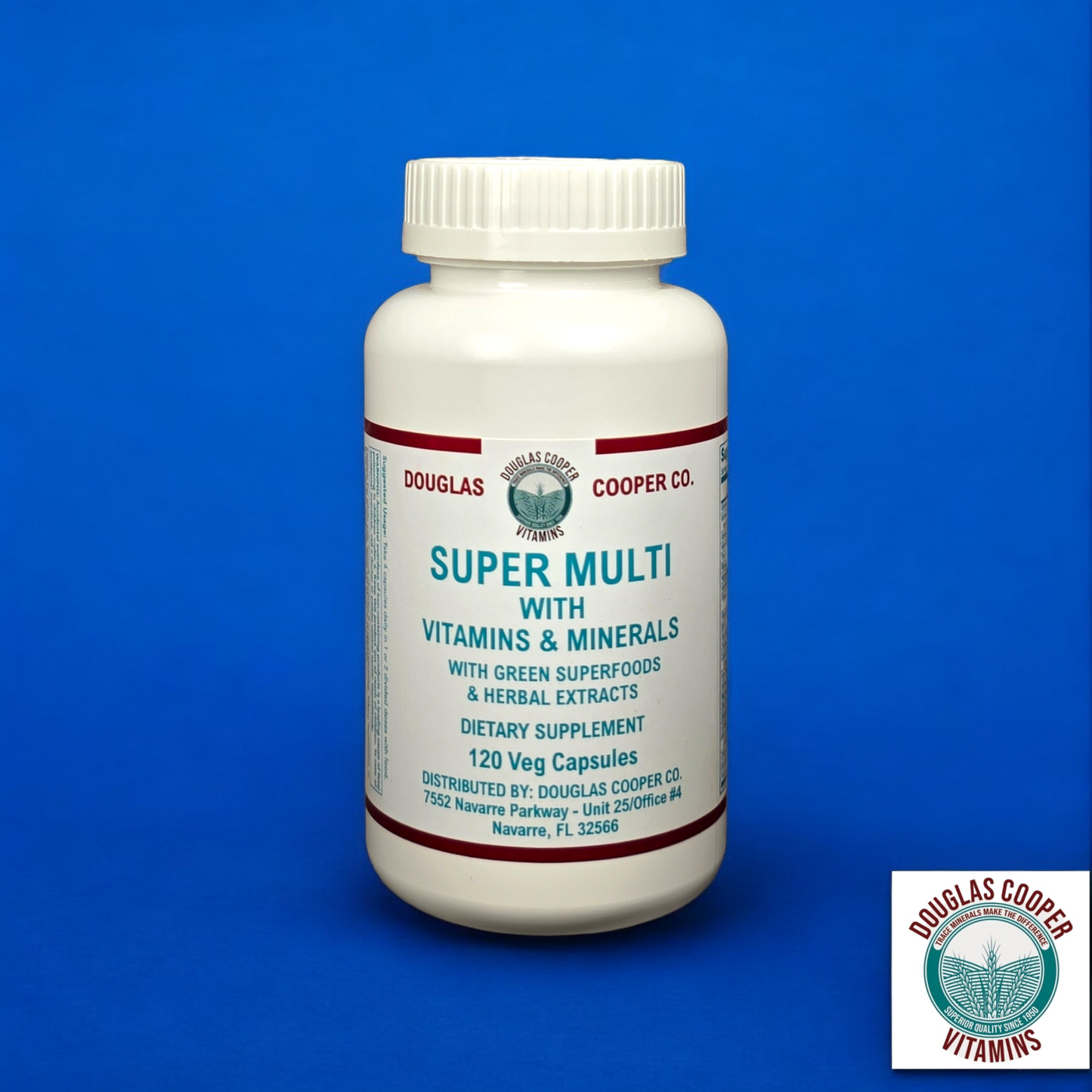 Vitaminas y minerales SUPERMULTI: 90 cápsulas