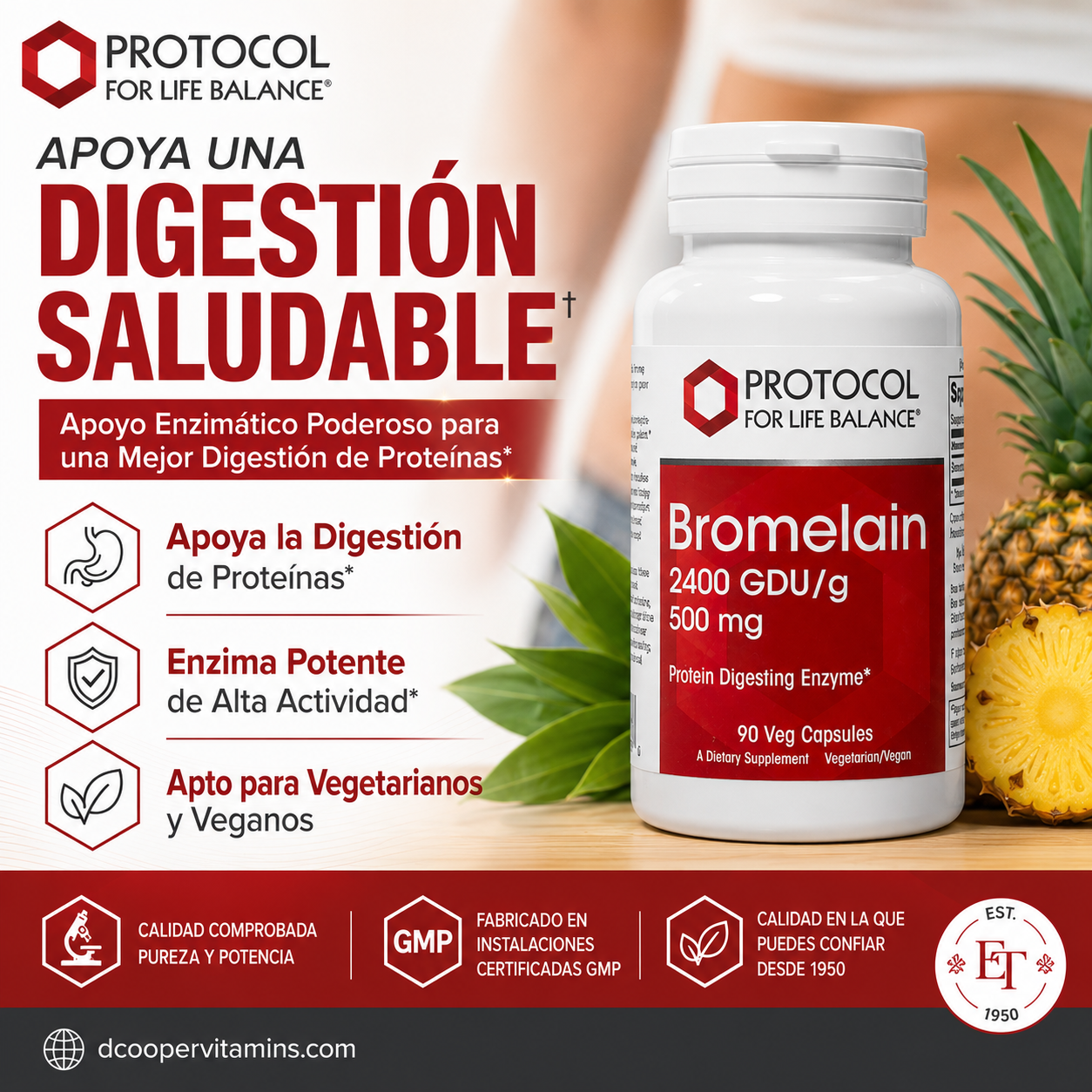 Bromelina 500 mg