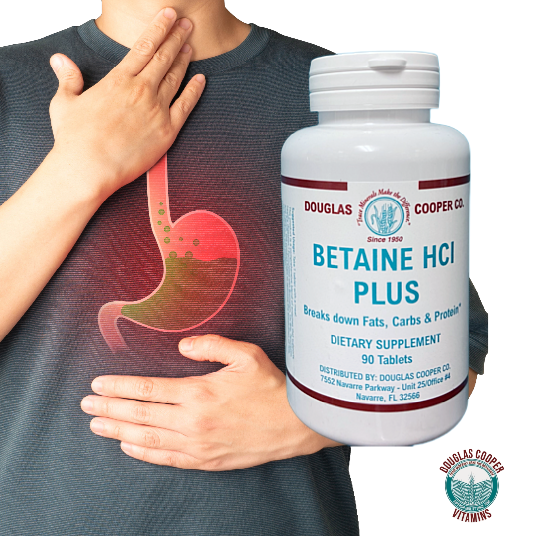 Betaína: HCI Plus, 90 comprimidos