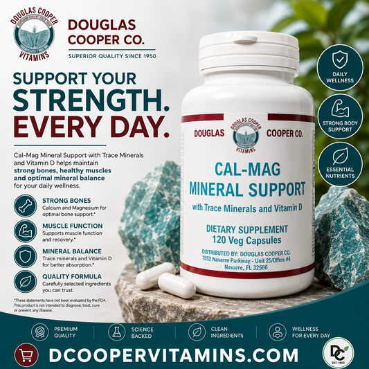 Cal-Mag Mineral Support: 120 Caps