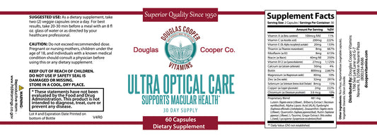 Cuidado óptico ultra: 60 cápsulas