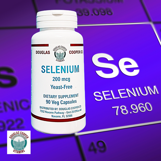 Selenio: 200 mcg, 90 cápsulas vegetales