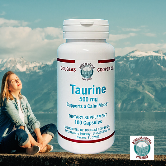 Taurine: 500mg, 100 Caps