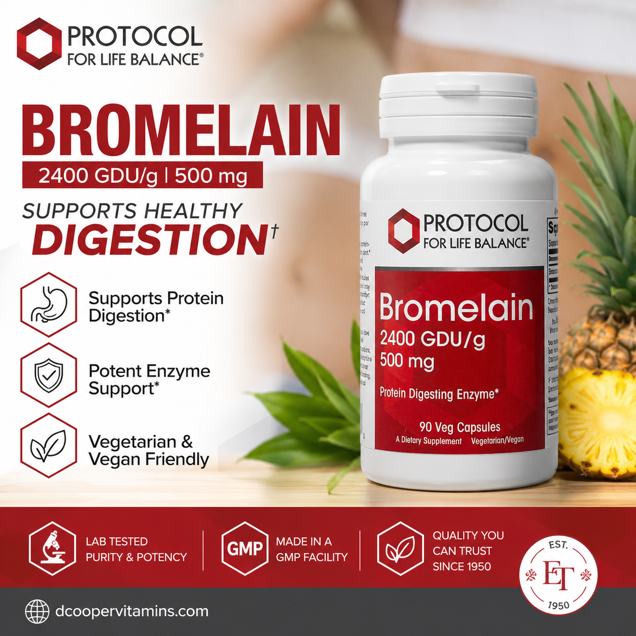 Bromelina 500 mg
