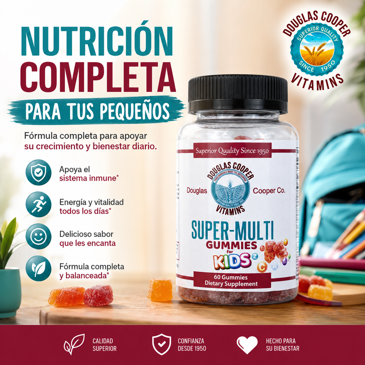SUPER-MULTI KIDS:  Gummies