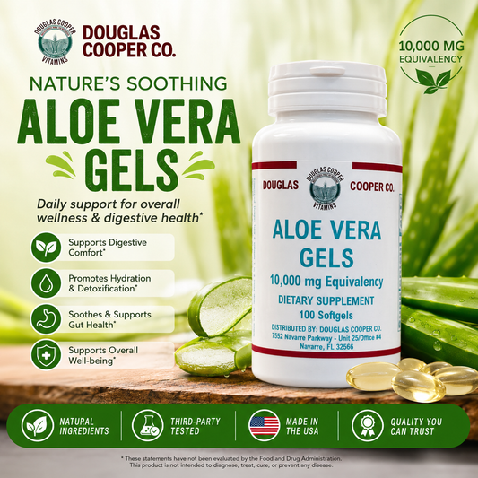 Aloe Vera: 10,000mg, 100 Gelcaps
