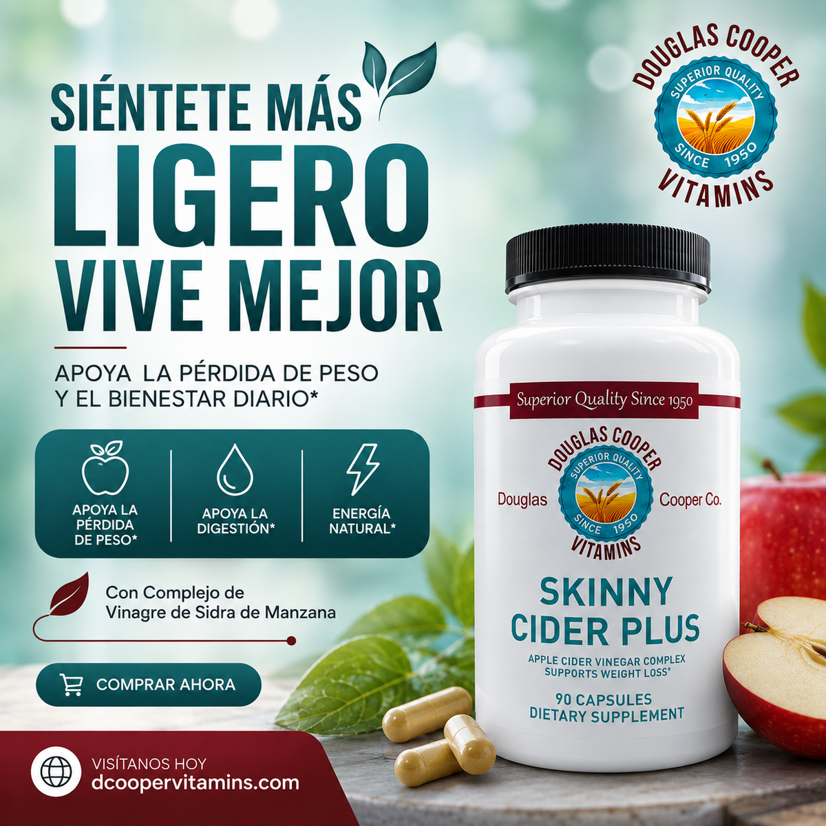 Skinny Cider Plus- (NEW)