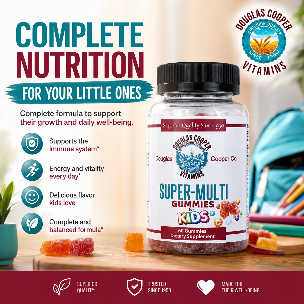 SUPER-MULTI KIDS:  Gummies
