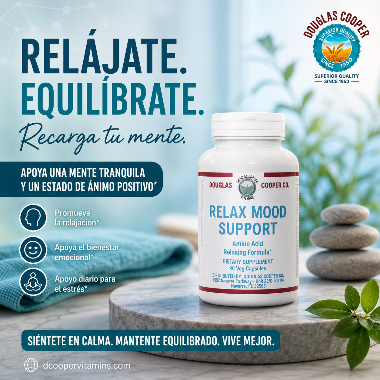 Relax Mood Support: 90 Caps