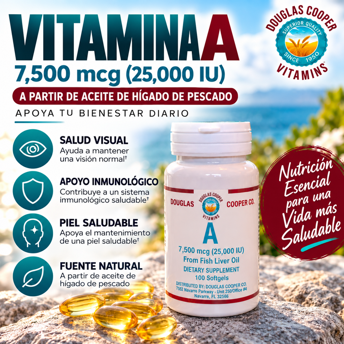 A: 25000 IU, 100 softgels