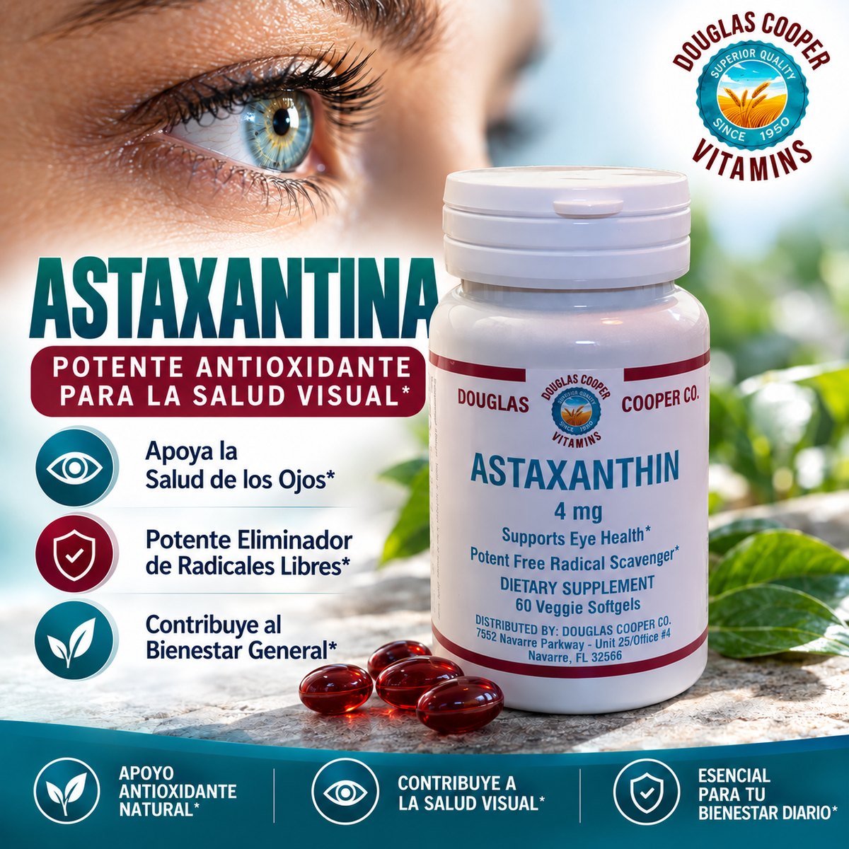 Astaxanthin: 4mg, 60 Softgels