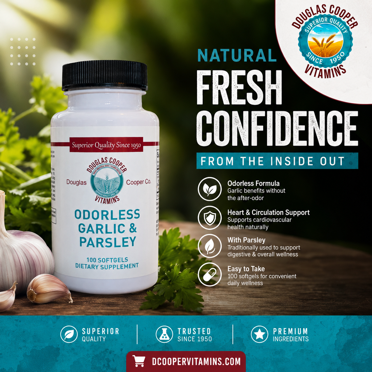 Garlic & Parsley: Odorless