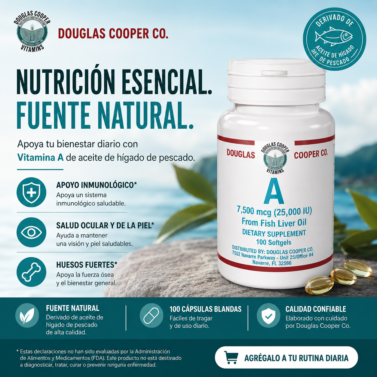 A: 25000 IU, 100 softgels