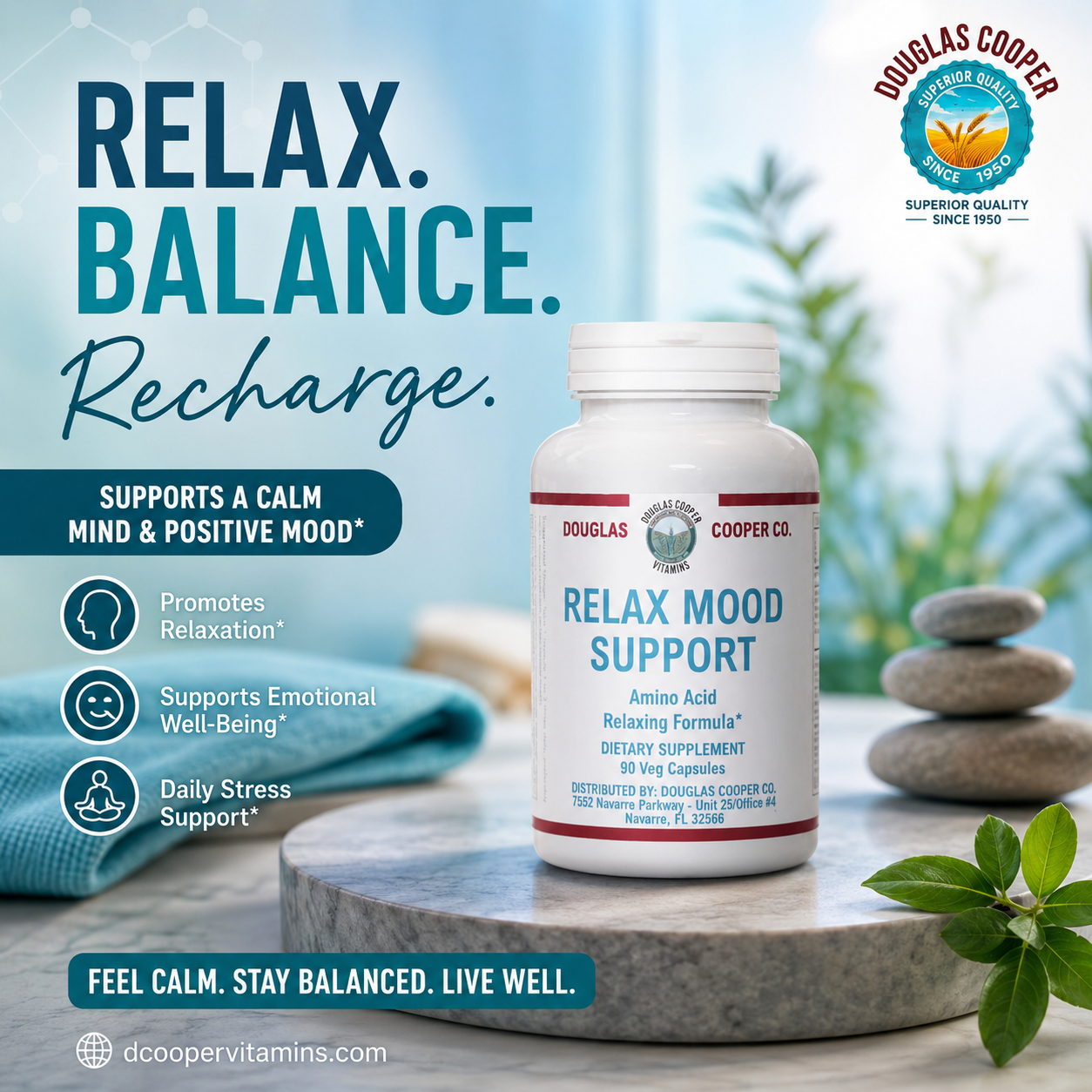 Relax Mood Support: 90 Caps