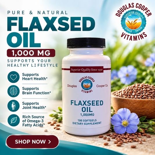 Flaxseed Oil: 1,000 mg a00 Softgels