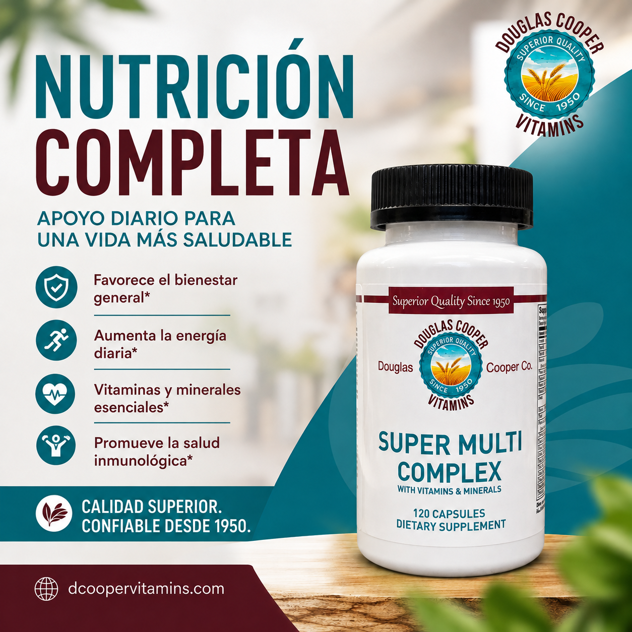 Super-Multi Complex with Vitamins & Minerals, 42 fruit & veggie blend (New) 120 Caps