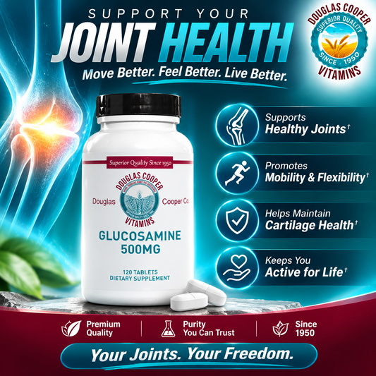 Glucosamina: 500 mg, 120 comprimidos