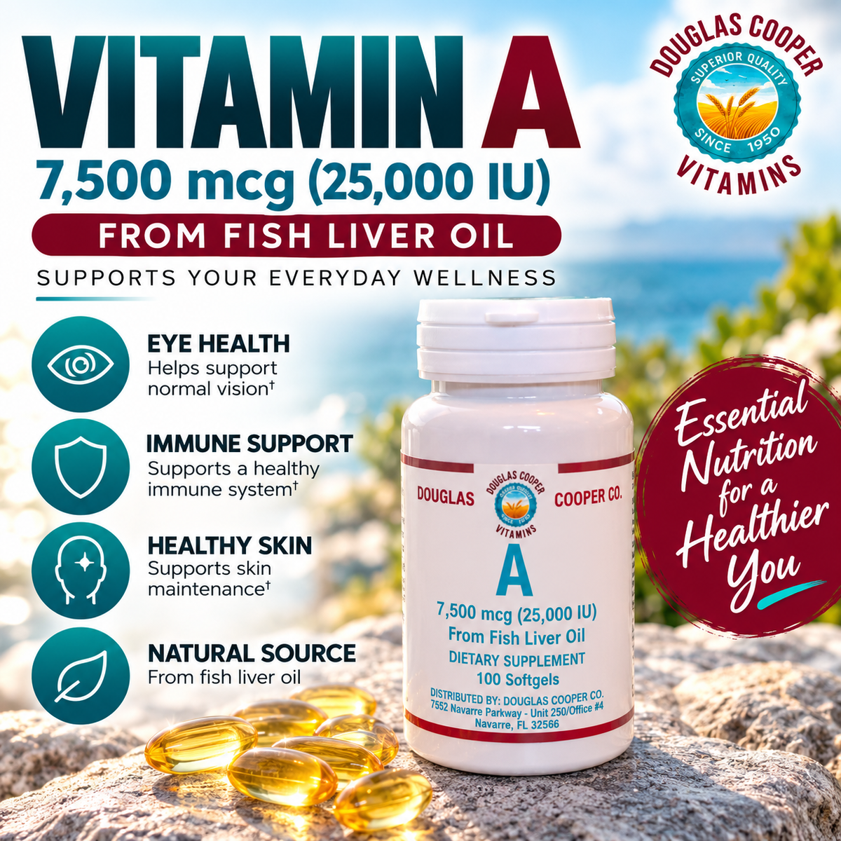 A: 25000 IU, 100 softgels