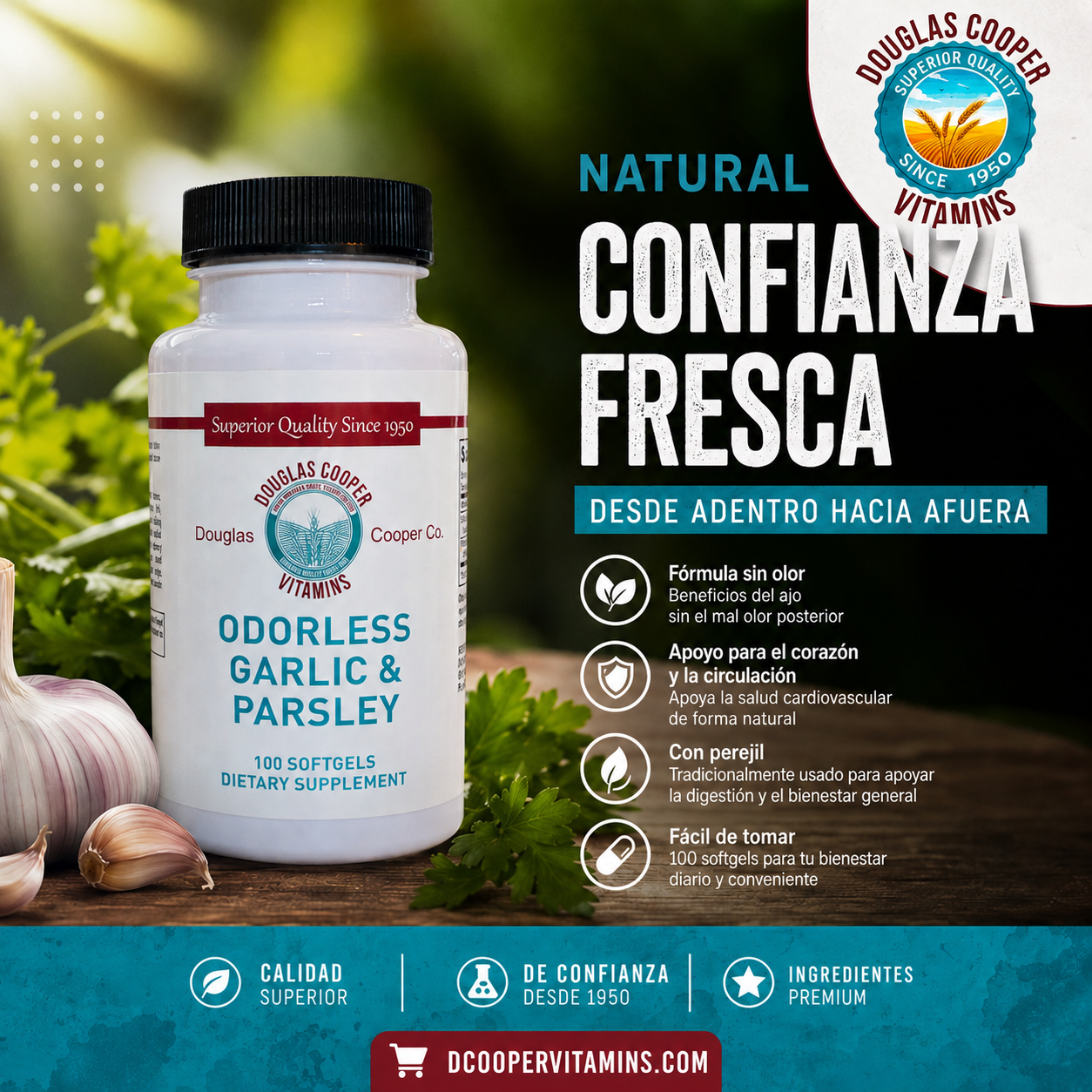 Garlic & Parsley: Odorless