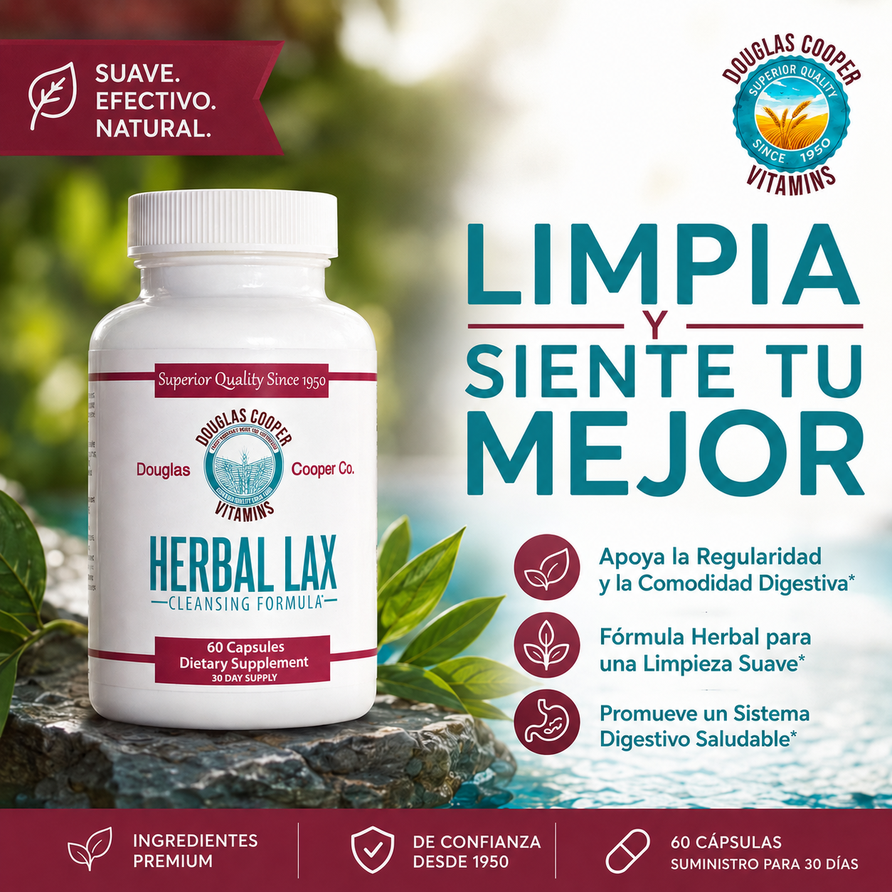 Herbal Lax: Cleaning Complex, 60 Caps