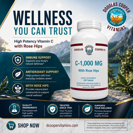 C 1,000mg: One Gram with Rose Hips, 250 Tabs