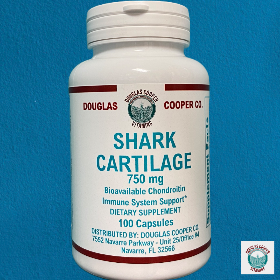 Cartilege Supplement Shark Cartilage: 750mg, 100 Caps – Dcoopervitamins.com