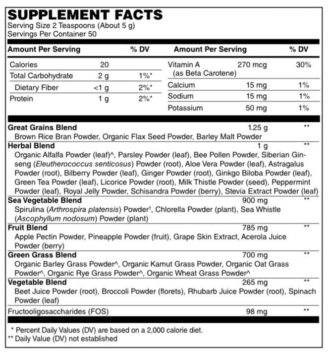 Ultra Greens  8.8 Oz